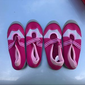 Two Pairs of Water Shoes - Pink - 4 (Girls)